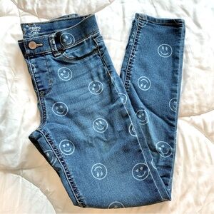 🌈6/$10 Smiley Face Denim Jeggings